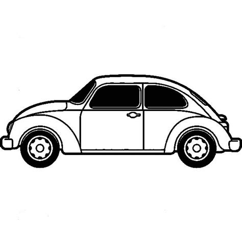 Drawing Beetle Car Coloring Pages Best Place To Color Clipart Best
