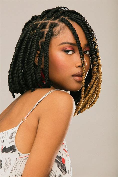 these bob braids will give you life try this style idea short bob braids box braids