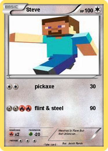 Pokémon Steve 2962 2962 Pickaxe My Pokemon Card
