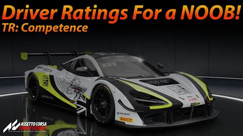Driver Ratings Tr Competence Assetto Corsa Competizione Acc Youtube