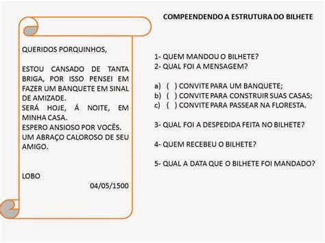 Para Que Serve Um Bilhete