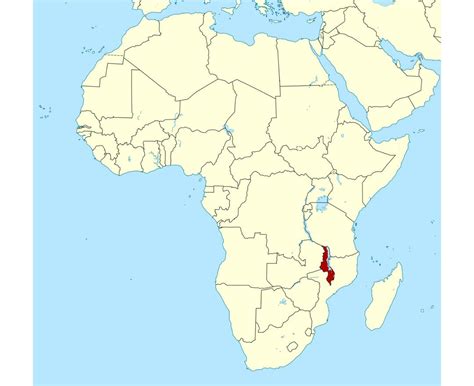Malawi World Map