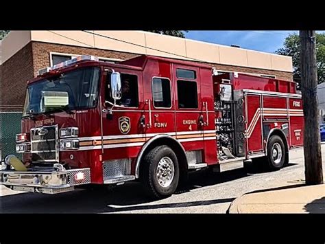 Vernon fire & rescue p.o. Mount Vernon fire department engine 4 responding on oak ...