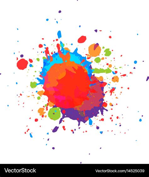 Abstract Paint Multi Color Background Royalty Free Vector