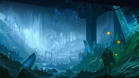 Cavern From Everquest Next Concept Art World Fantasy Concept Art