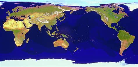 Geosphere Image Of Whole Earth Centered On Photograph By Copyright Tom