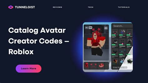 Catalog Avatar Creator Codes For January 2024 Roblox Tunnelgist
