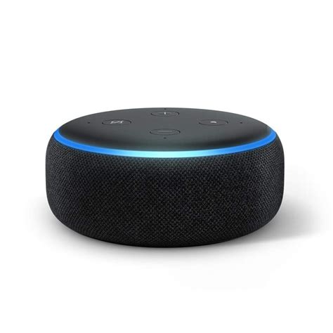 Echo Dot Smart Speaker With Alexa Black