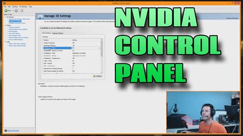 Nvidia Control Panel Settings Explained How To Use Manage 3D Settings