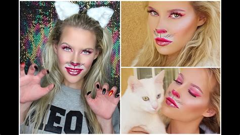 Cat Makeup Tutorial Halloween Brittany Elizabeth Youtube