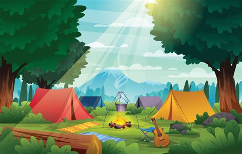 Camping Vetores Cones E Planos De Fundo Para Baixar Gr Tis