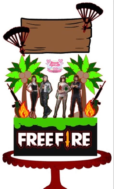 En ideas para imprimir tratamos de cubrir cada de estos detalles con la variedad de imprimibles que ofrecen nuestros kits de cumpleaños para imprimir gratuitos. Arquivos Silhouette topo de bolo em camadas Free Fire 05 ...
