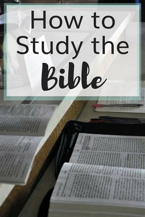 How To Study The Bible The Littlest Way