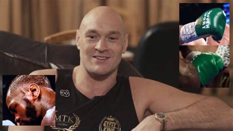 Tyson Fury Exposed Of Loading And Tampering With His Gloves Vs Deontay