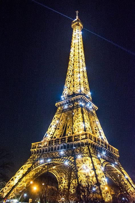 Paris And The Eiffel Tower At Night Travel Lace And Grace Blog