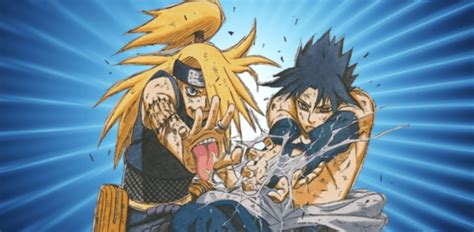 Naruto Sasuke Vs Deidara A Luta Incrível Mas Imperfeita