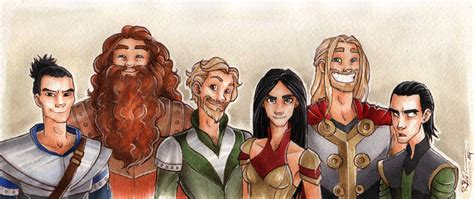 Warriors Of Asgard By Captbexx On Deviantart