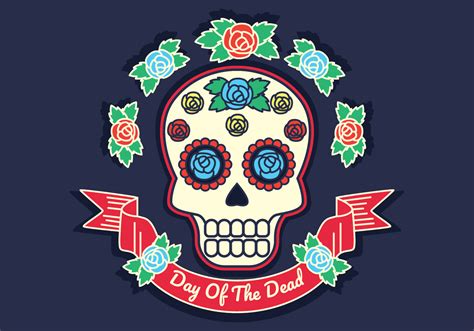 Day Of The Dead Vector Illustration 265655 Vector Art At Vecteezy