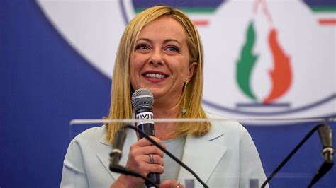 Giorgia Meloni Emerges Italys First Female Prime Minister