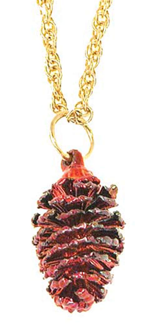 Pine Cone Copper Necklace