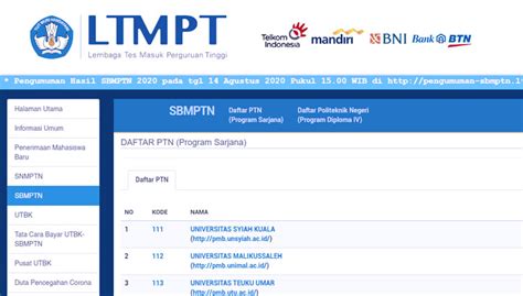 Последние твиты от ltmpt official (@ltmptofficial). 12 Link Resmi Pengumuman SBMPTN 2020 Selain pengumuman ...