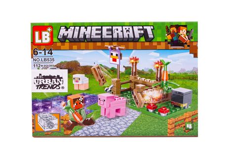 Set Constructie Minecraft 4 In 1 Tip Lego 112 Piese World 4 6