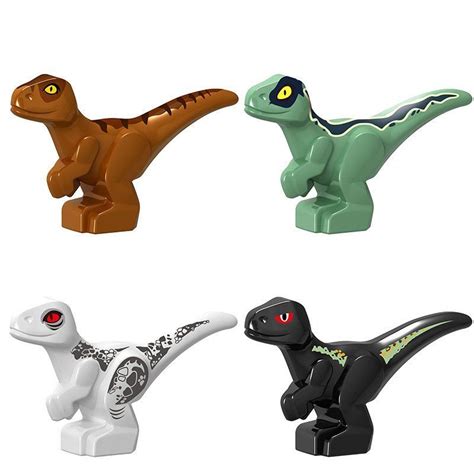4pcs jurassic world small dinosaur building block toy compatible lego minifigures toy it is