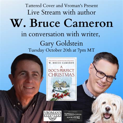 Live Stream With W Bruce Cameron A Dogs Perfect Christmas