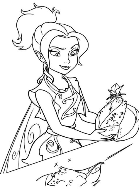 Tinkerbell kleurplaat