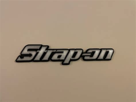 Snapon Strap On Noveltyjoke Badge For Toolboxes Etsy