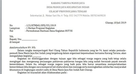 Berikut contoh proposal usaha makanan dan minuman yang lengkap dan bisa anda buat dengan mudah! Contoh Proposal Karang Taruna Untuk 17 Agustus - Barisan Contoh