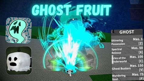 New Ghost Fruit Showcase In Blox Fruits Youtube