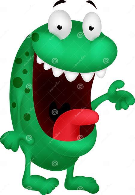 Cute Green Monster Cartoon Stock Vector Illustration Of Alien 33237032