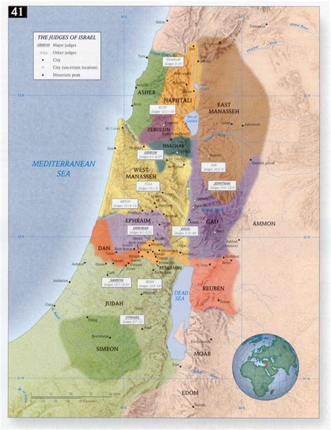 Bible based satellite imagery using gps locating which are a. Bible Land Maps | New Testament Christians.Com