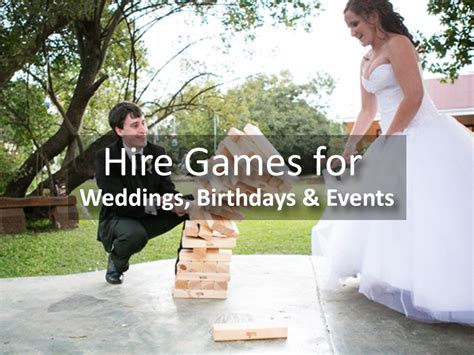 Hire Games For Weddings Birthdays And Events Jenjo Games