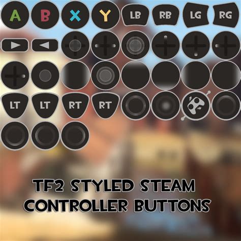 Tf2 Styled Steam Controller Buttons Team Fortress 2 Mods