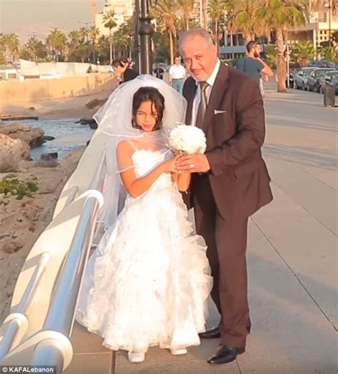 Kafa Charity Stunt Sees Grey Haired Groom Marriy 12 Year Old Girl In