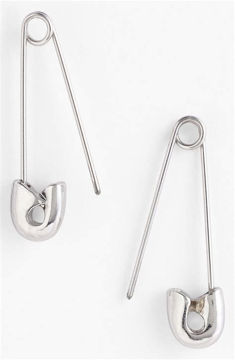 Carbon Copy Safety Pin Earrings Nordstrom