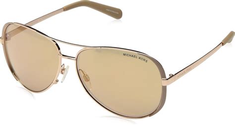 michael kors mk5004 chelsea sunglasses gold clothing shoes and jewelry