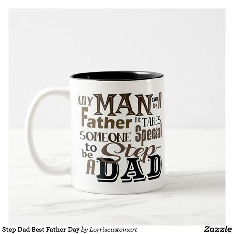 Step Dad Best Father Day Two Tone Coffee Mug Good Good