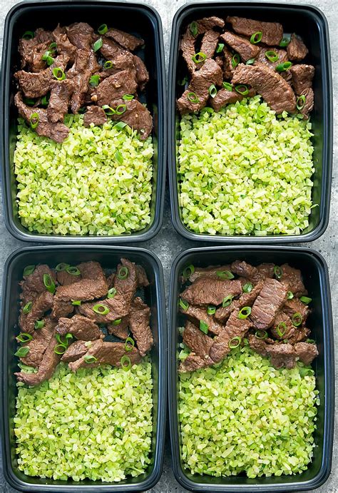 Add the steak to a large bowl, along with the soy sauce and rice wine vinegar. Beef and Broccoli Rice Meal Prep - Kirbie's Cravings