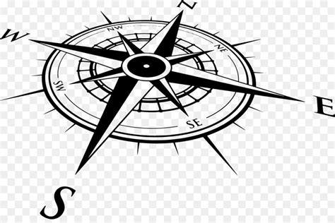 United States The Lord Of The Rings Car Compass Decal Compass Rose
