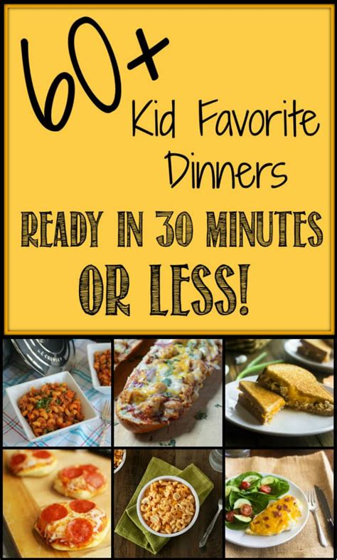 Hot sauce lends mild heat that's delectable with the smoky topping. 60+ Kid Favorite Dinners Ready in 30 Minutes or Less ...