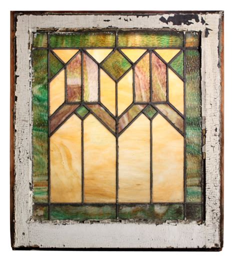 Exquisite Antique American Stained Glass Window C 1900s Nsg43 Rw For Sale