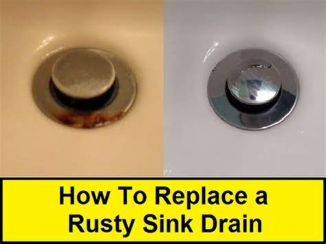 How to clean a drain with vinegar and baking soda. How To Replace a Rusty Sink Drain (HowToLou.com) - YouTube