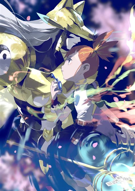 Makino Ruki And Sakuyamon Digimon And More Drawn By E Volution Danbooru