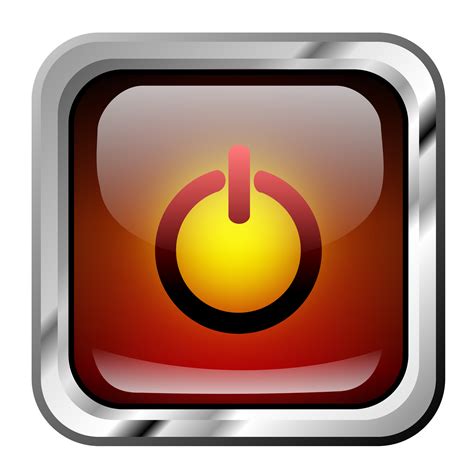 Clipart Icon Red Multimedia Power