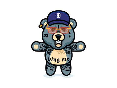 Gangster bear cartoon teddy gangsta characters drawings clipart drawing chicano quotes photobucket cholo cliparts clip quotesgram backgrounds skull library myspace. Gangster Bear by Manu on Dribbble