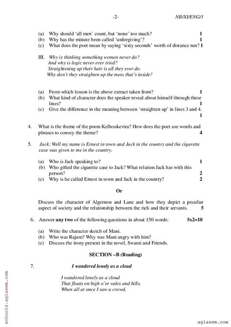 Nbse Class 11 Question Paper 2023 Download Arts Science Commerce