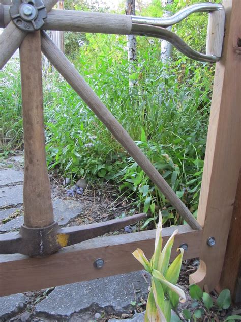 Montana Wildlife Gardener A Repurposed Garden Tool Garden Gate